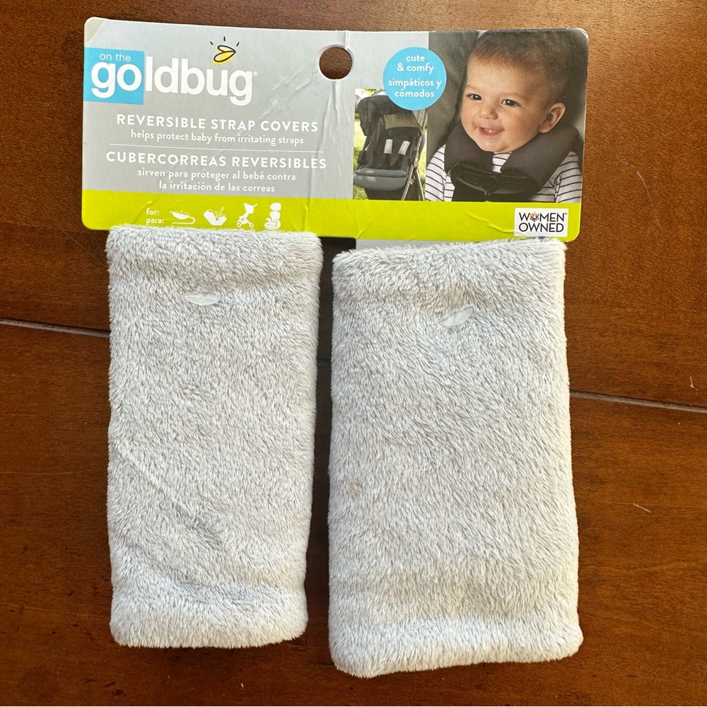 Goldbug Reversible Strap Covers - Gray